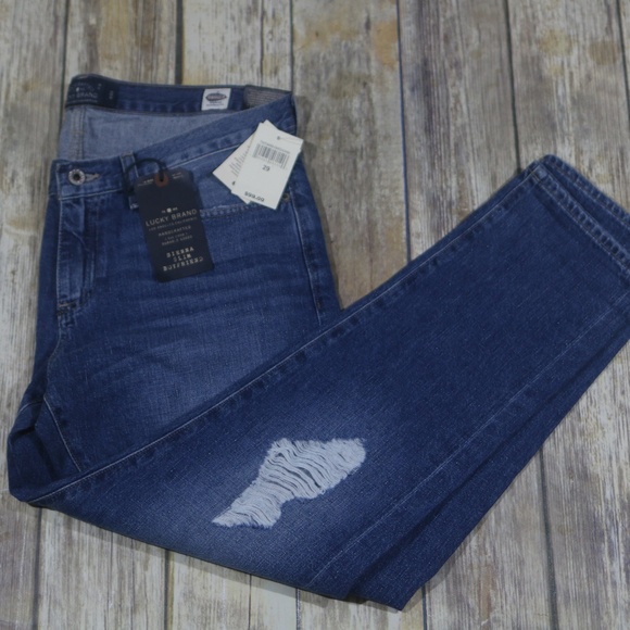 Lucky Brand Denim - Lucky Brand Sienna Slim Boyfriend Jeans Distressed